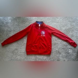 PINK Chicago Cubs zip up Track Jacket
